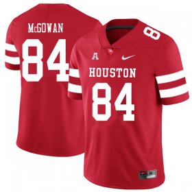 Sale -Red Cole McGowan #84 Men UH Cougars Authentic Comfort NCAA Football Jersey