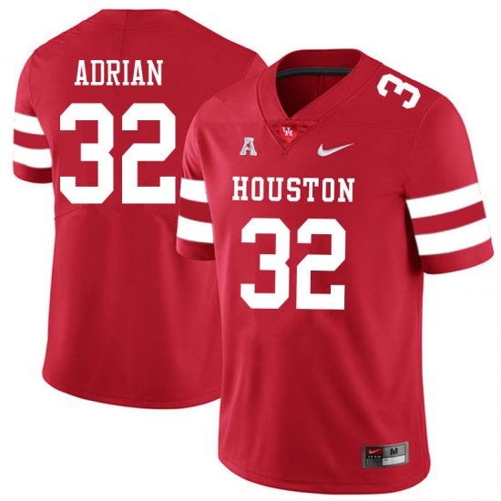 Sale -Red Canen Adrian #32 Men UH Cougars Official Quality NCAA Football Jersey