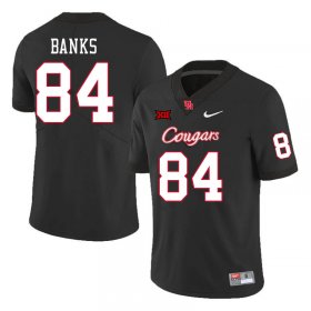 Sale -Black Ja-Koby Banks #84 Big 12 XII Men UH Cougars Official Quality NCAA Football Jersey