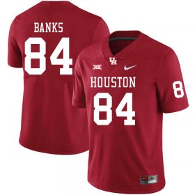 Sale -Red Ja-Koby Banks #84 Big 12 XII Men UH Cougars Authentic Comfort NCAA Football Jersey